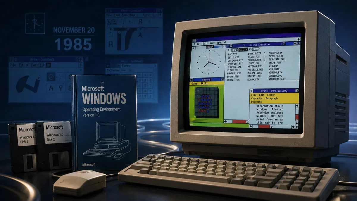 When Was the First Windows OS Released?