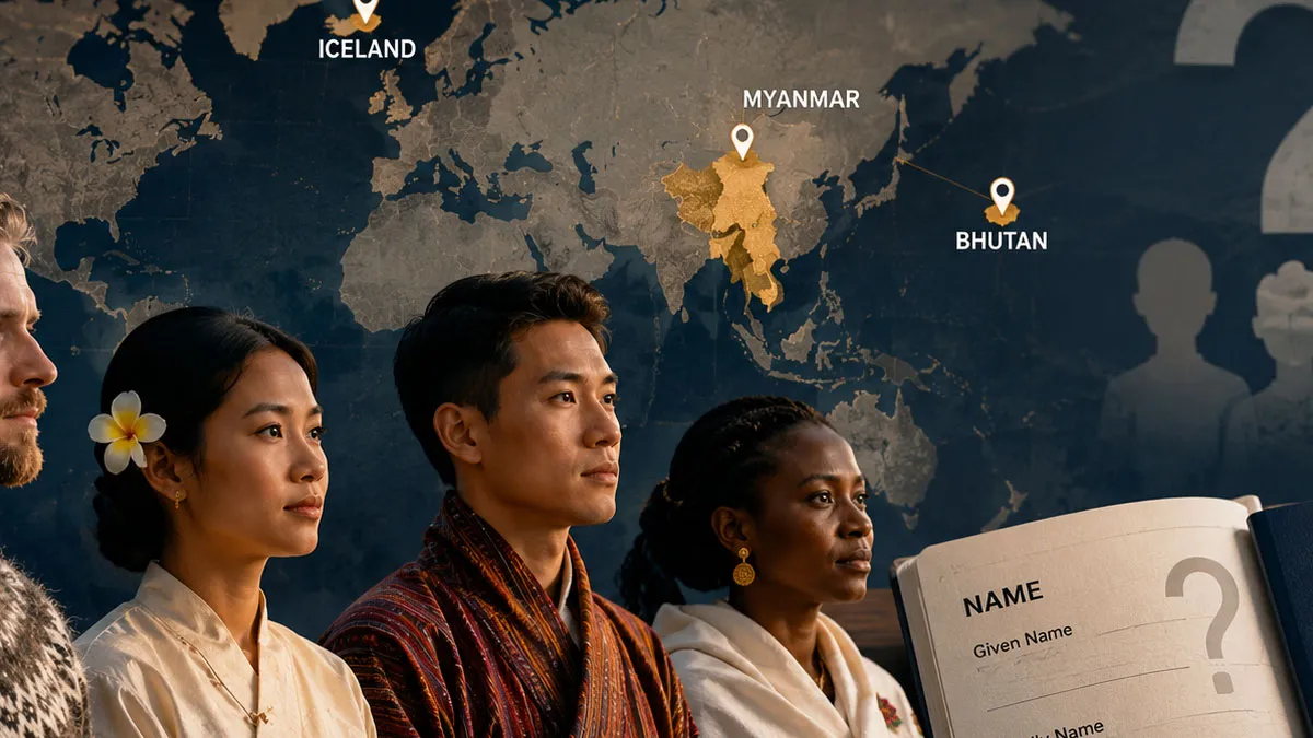 Which Countries Do Not Use Surnames?