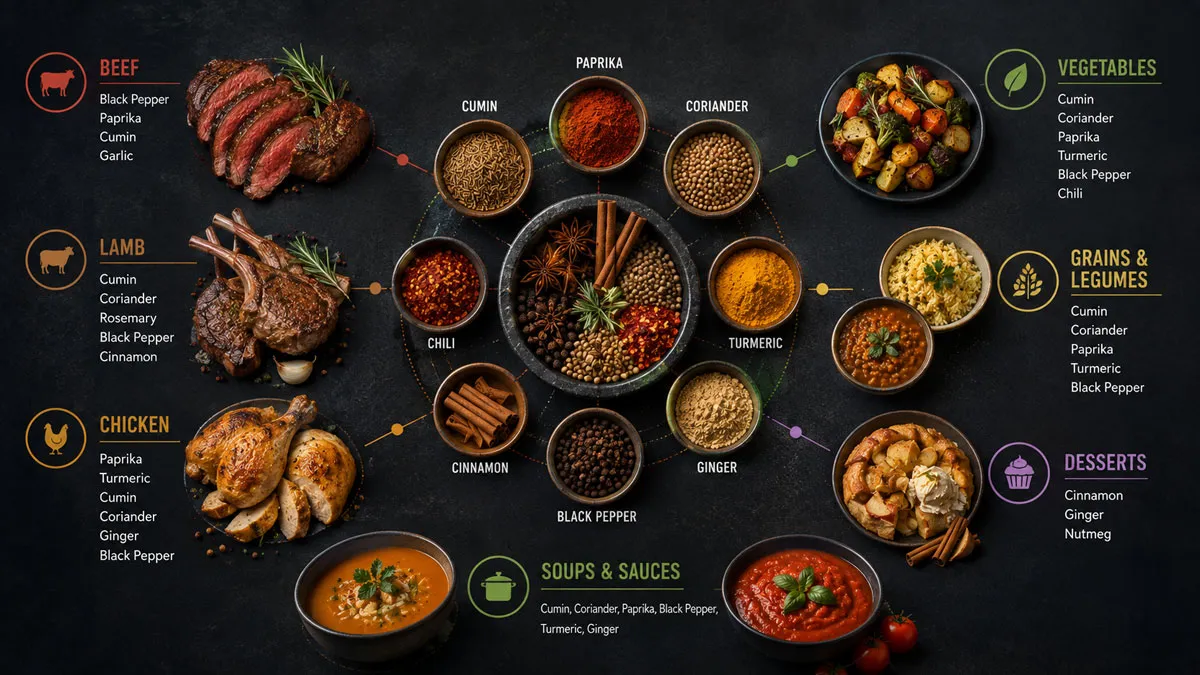 Which Spices Go Best with Which Dishes?