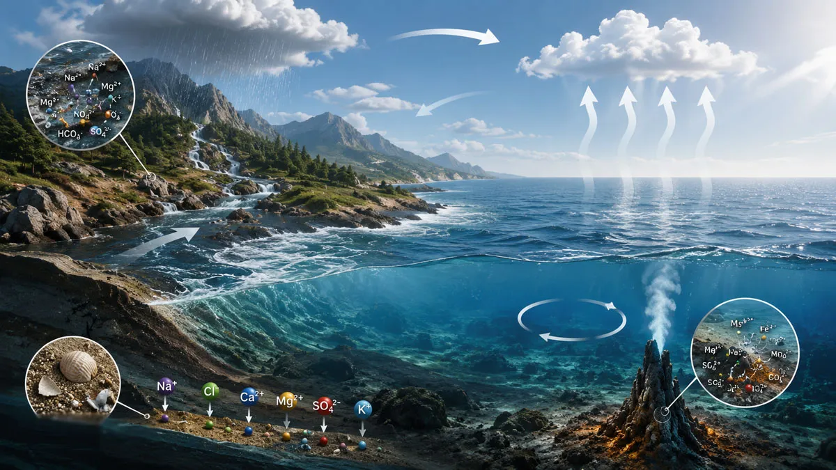 Why Is Sea Water Salty? 1 Why Is Sea Water Salty?